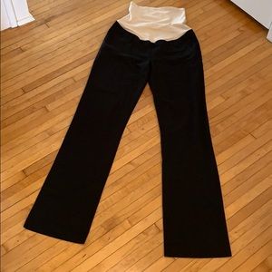 Black Maternity Trouser Pants - S Tall